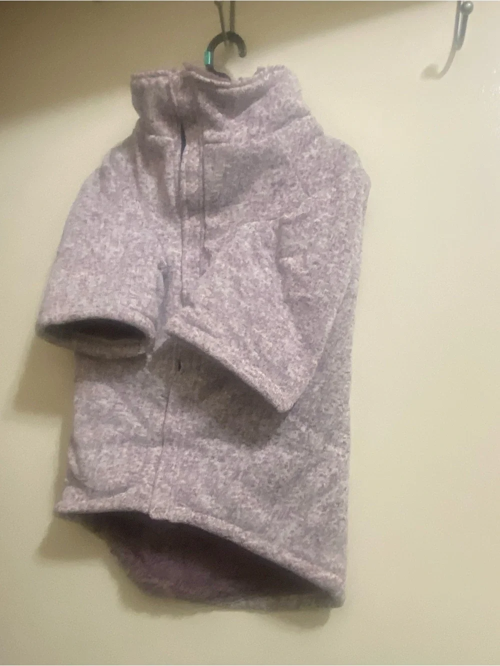 Berkshire Pet Collection XL  Polartec Dog Sweater Fleece Purple White NWT New